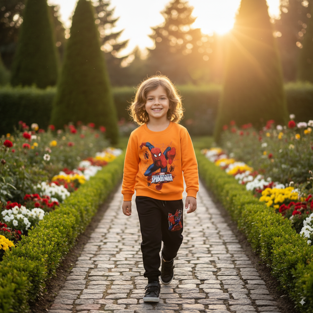 Spidey Adventures Await! Cozy Kids Winter Fleece Tracksuit (1-10 Years)