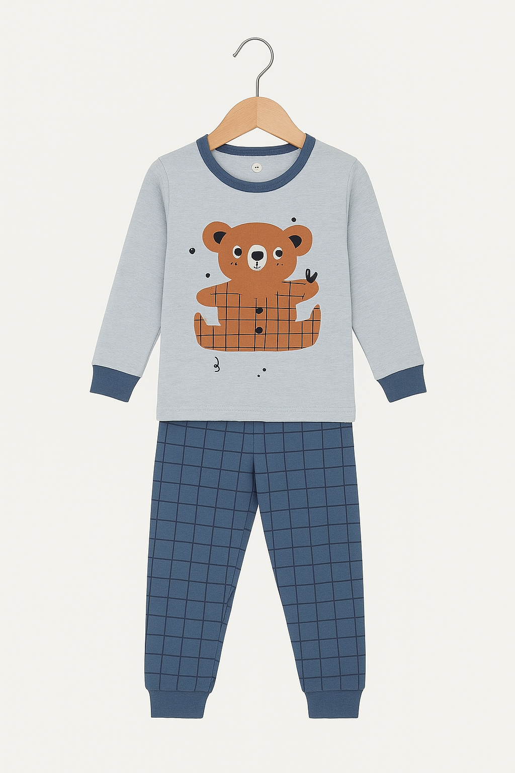 Cute Bear Kids Pajama Set 🐻💤 - Al SafouhStore