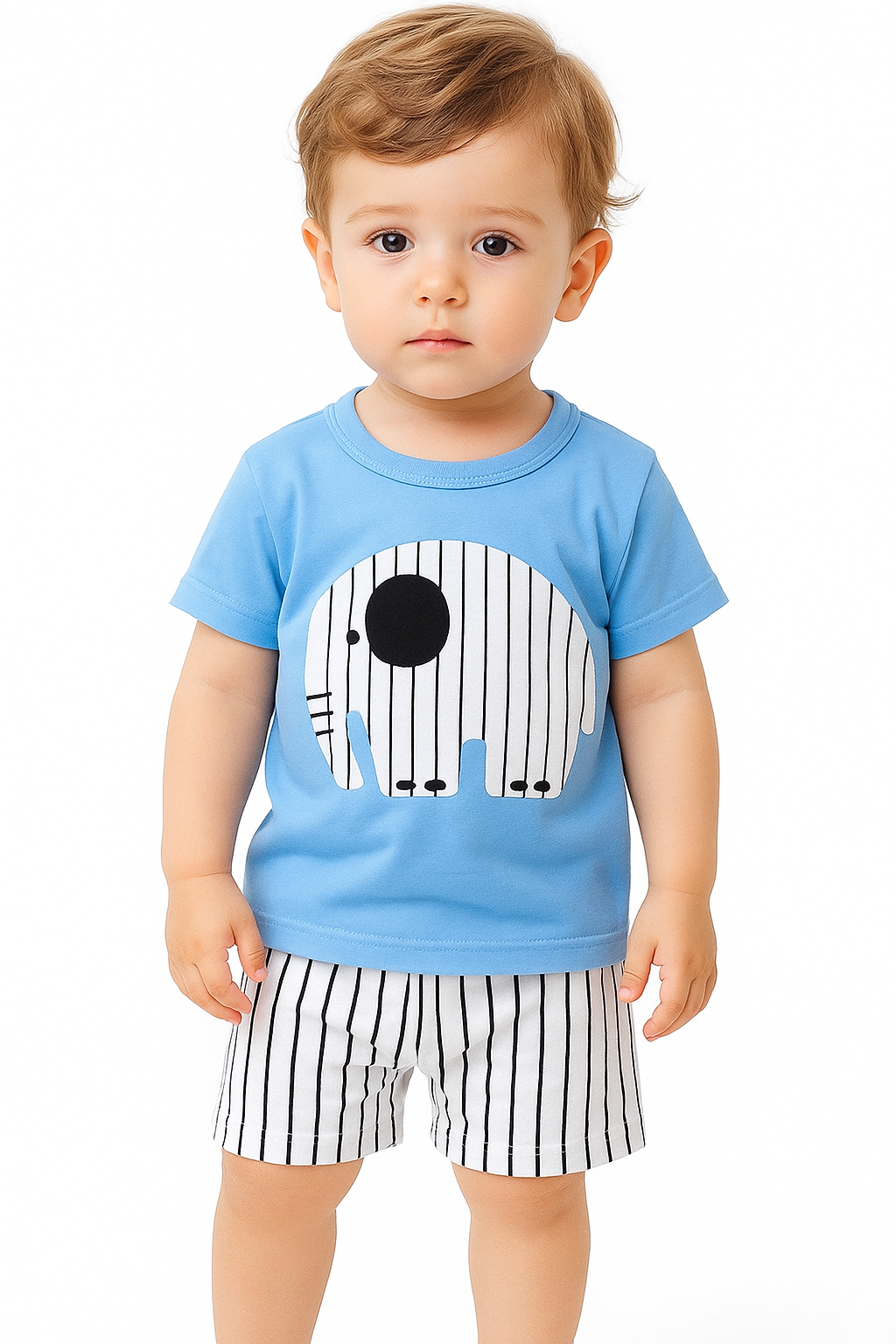 Elephant Print Baby Outfit - Al SafouhStore