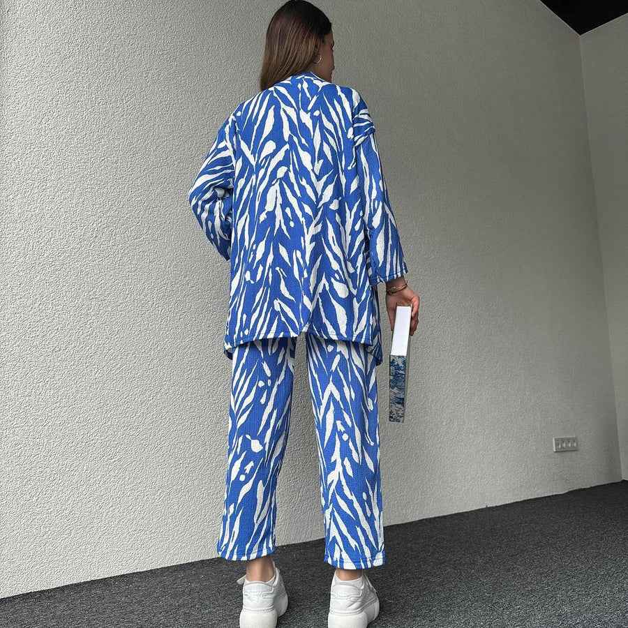 Stylish Zebra Print Co-Ord Set