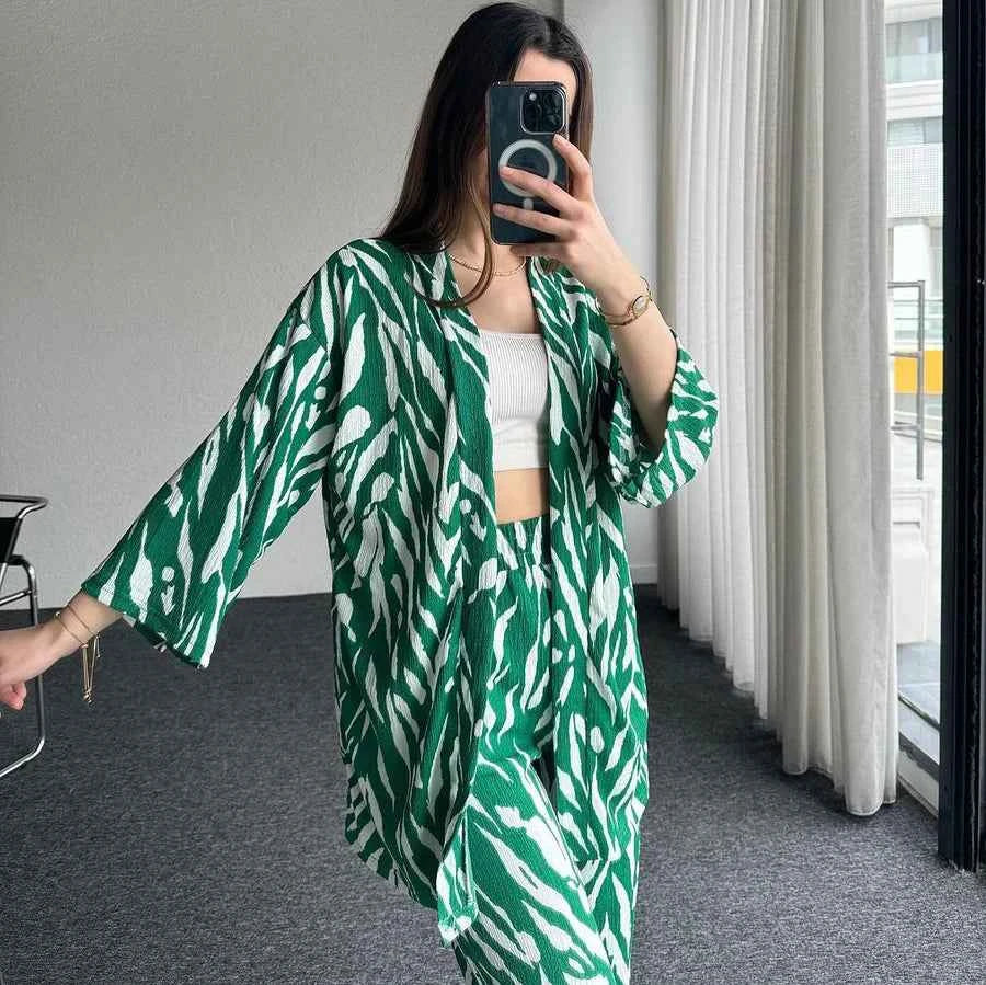 Stylish Zebra Print Co-Ord Set
