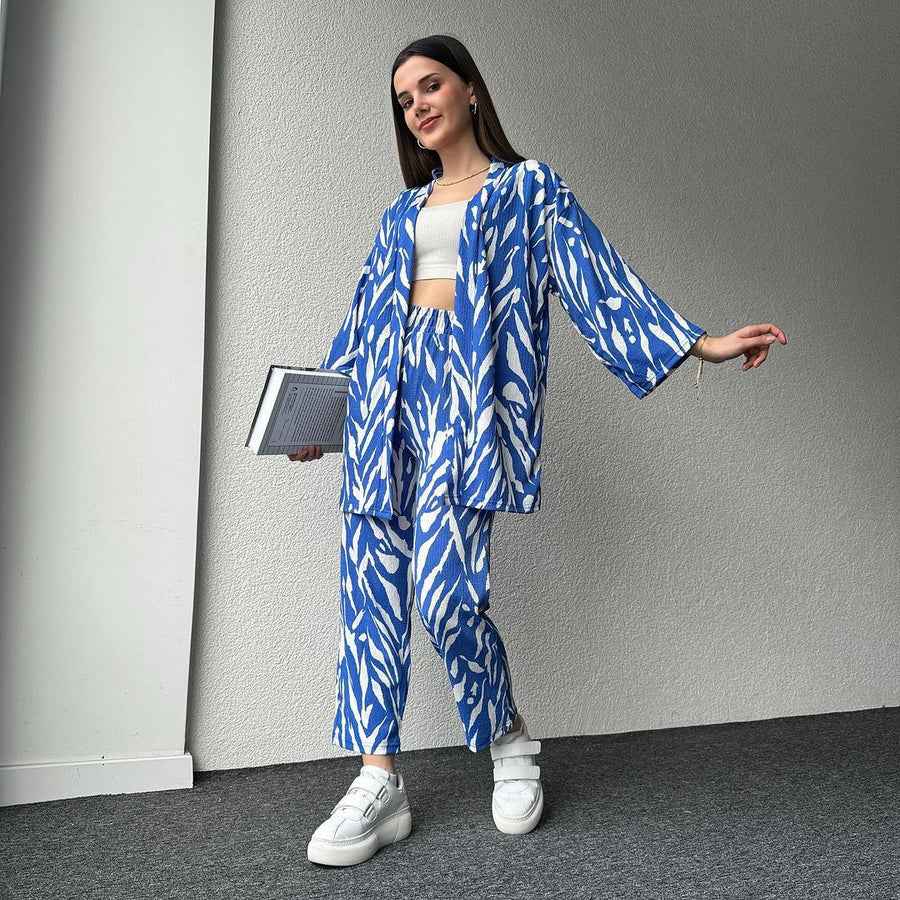 Stylish Zebra Print Co-Ord Set