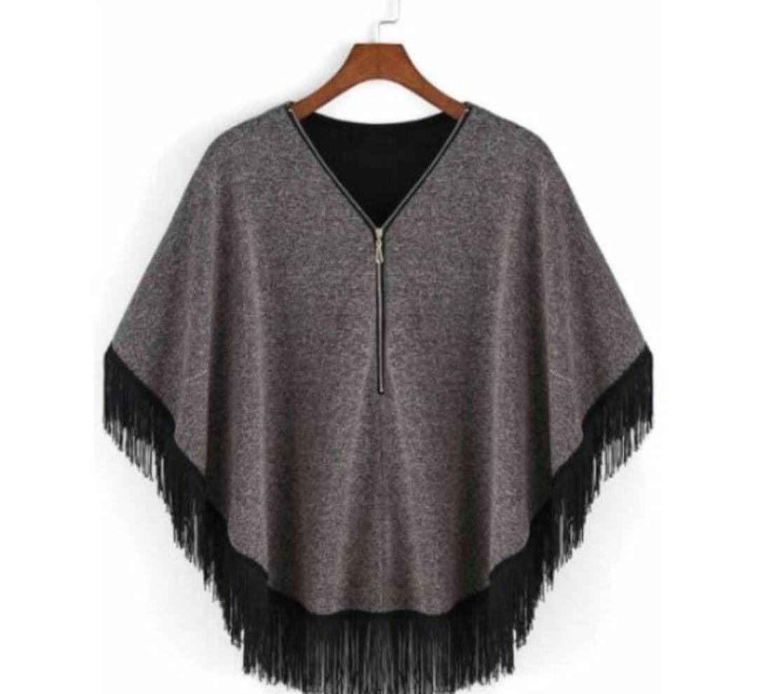 Winter Women’s Fleece Cape Poncho – Stylish & Warm