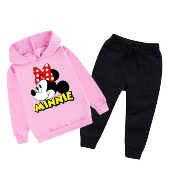 Kids Winter Printed Fleece Tracksuit (Hoodie + Trouser) β Warm & Stylish