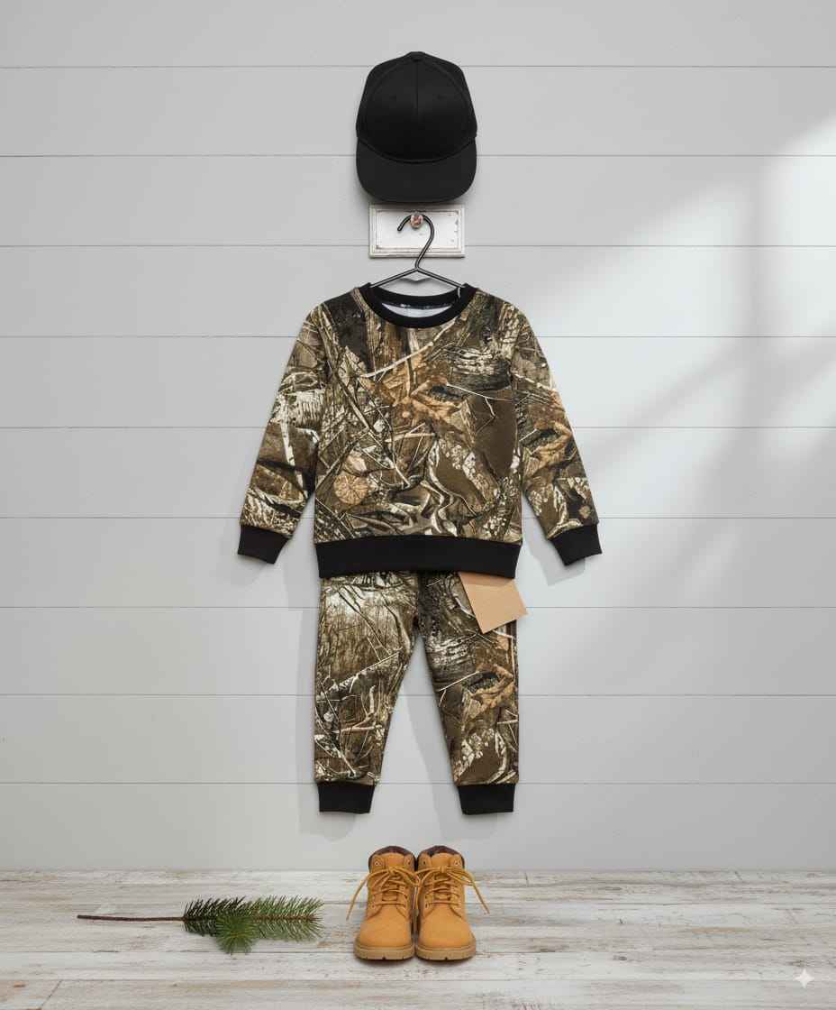 Kids Cow Print Sweatshirt & Jogger Set Cartoon Baby & Toddler Casual Outfit (Copy)