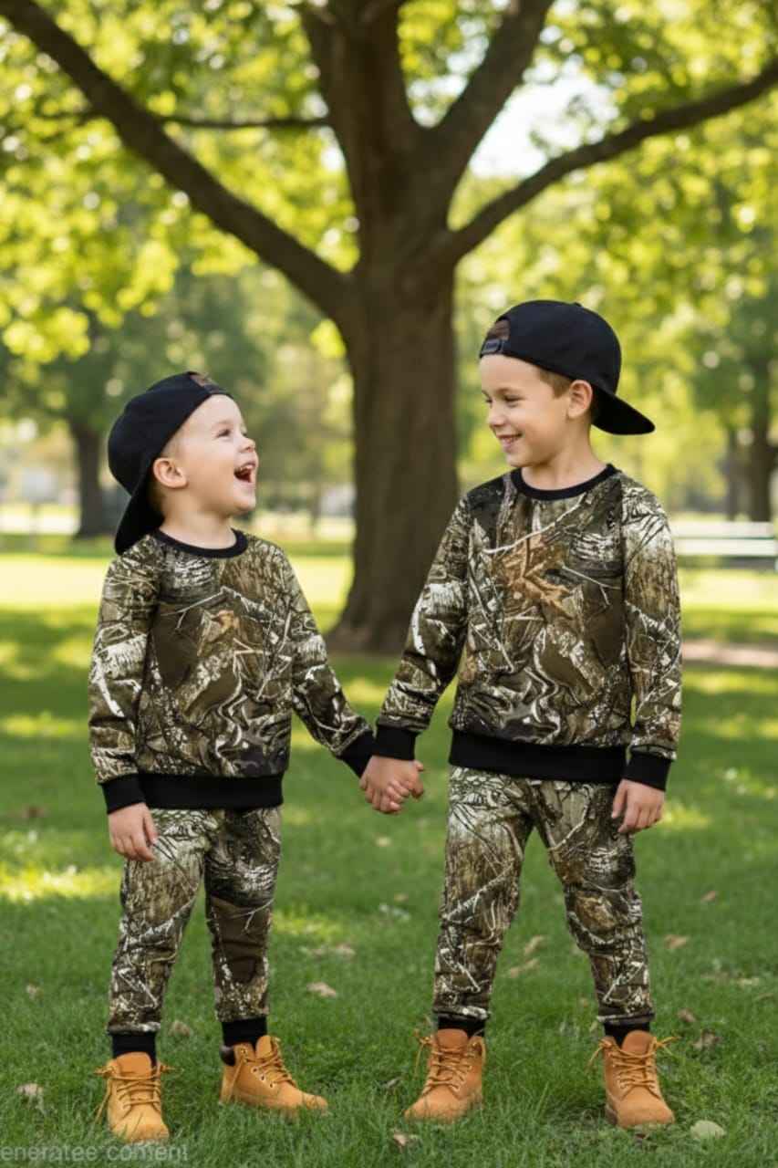 Kids Cow Print Sweatshirt & Jogger Set Cartoon Baby & Toddler Casual Outfit (Copy)