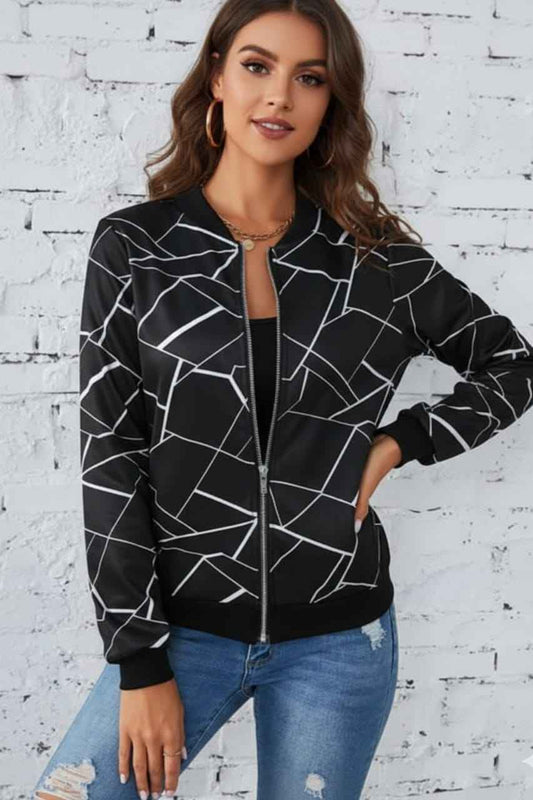 Black Cross Lining Jacket – Classic Chic (Copy)