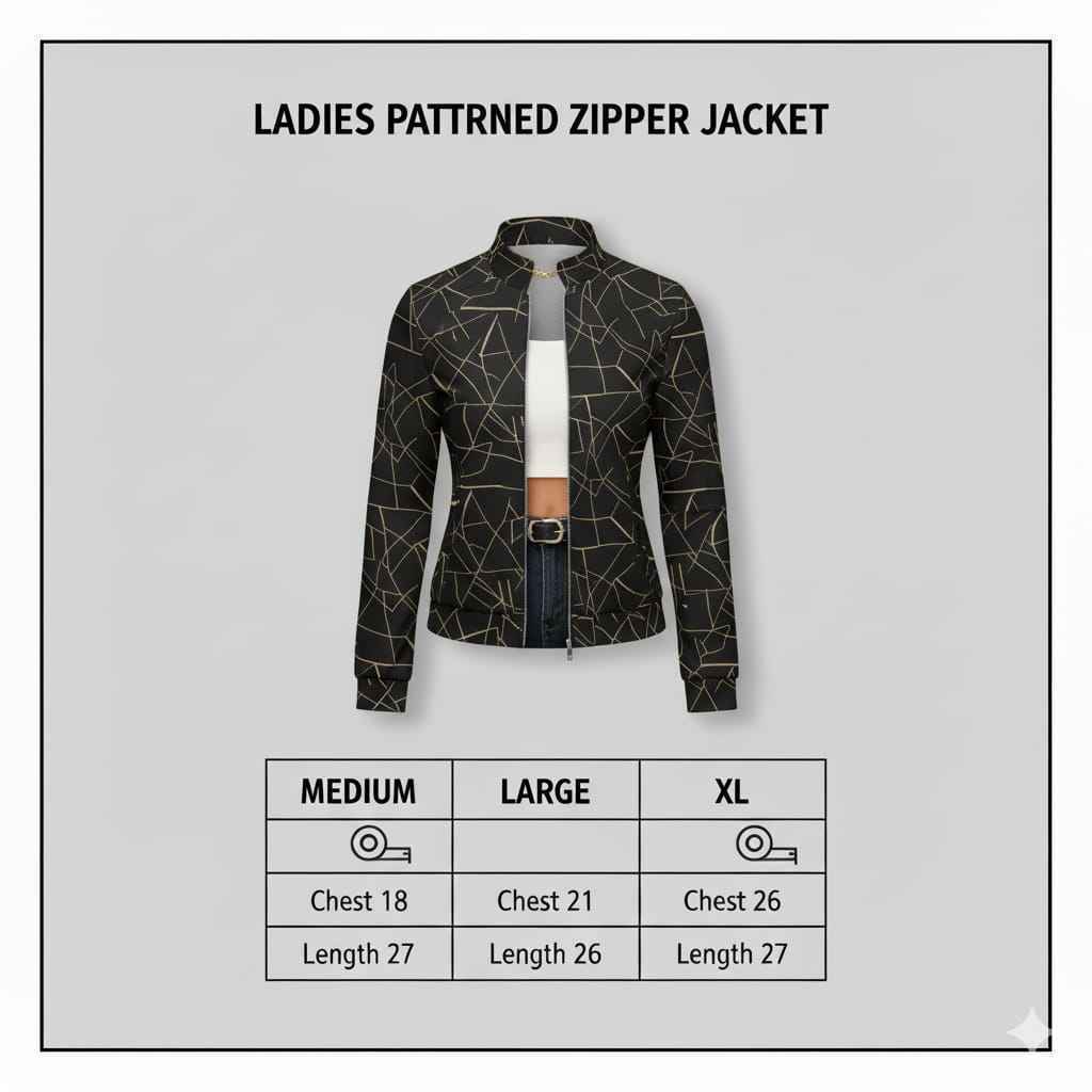 Black Cross Lining Jacket – Classic Chic (Copy)