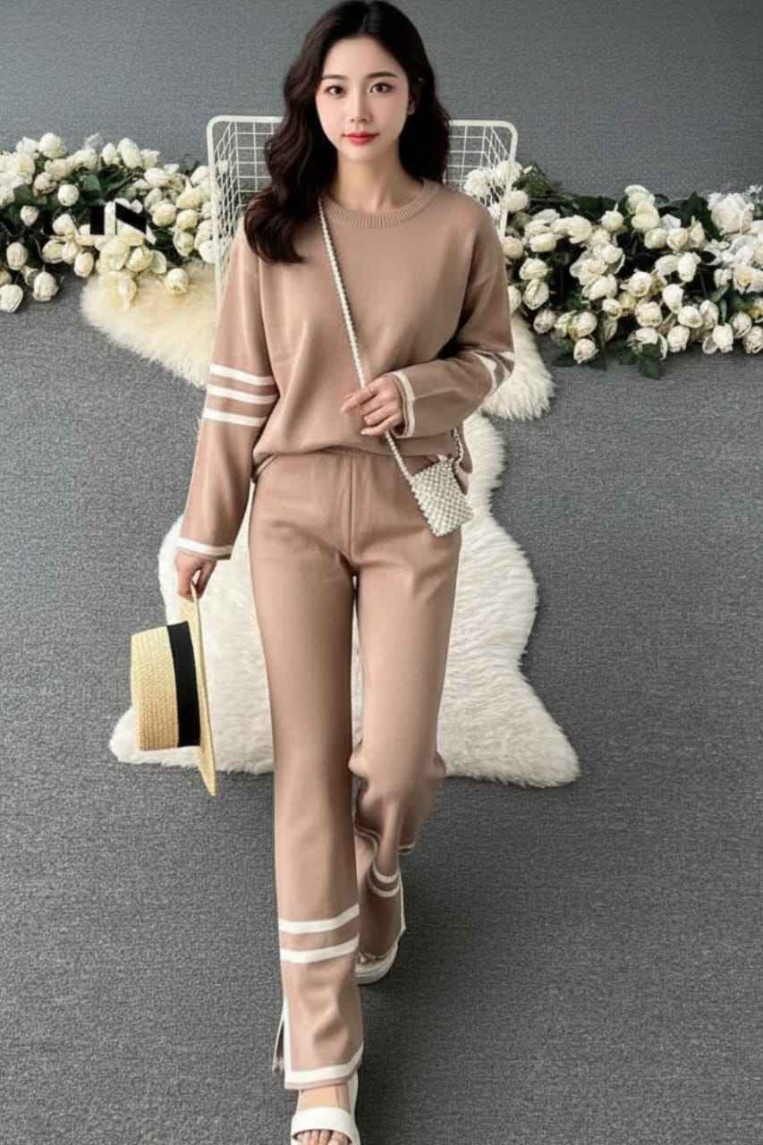 Women’s Winter Oversize Double Fleece Tracksuit – Cozy Lounge & Casual Wear
