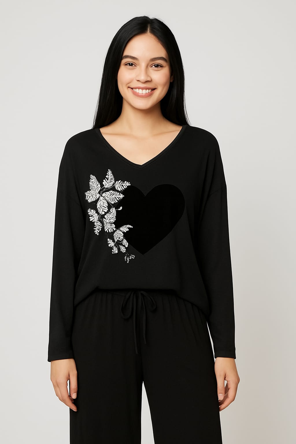 Butterfly Heart Lounge Wear Set | Soft Jersey Fabric