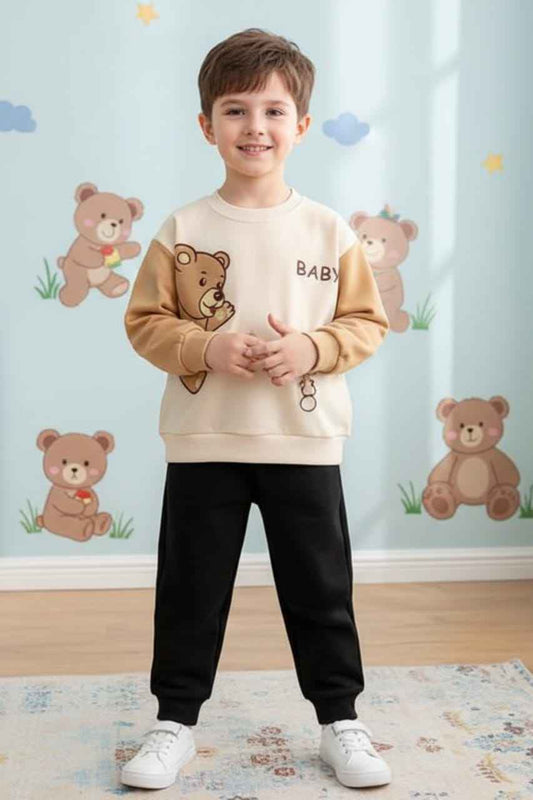 Hello Winter – Baby Bear Beige Double Fleece Set (1–10 Years) (Copy)