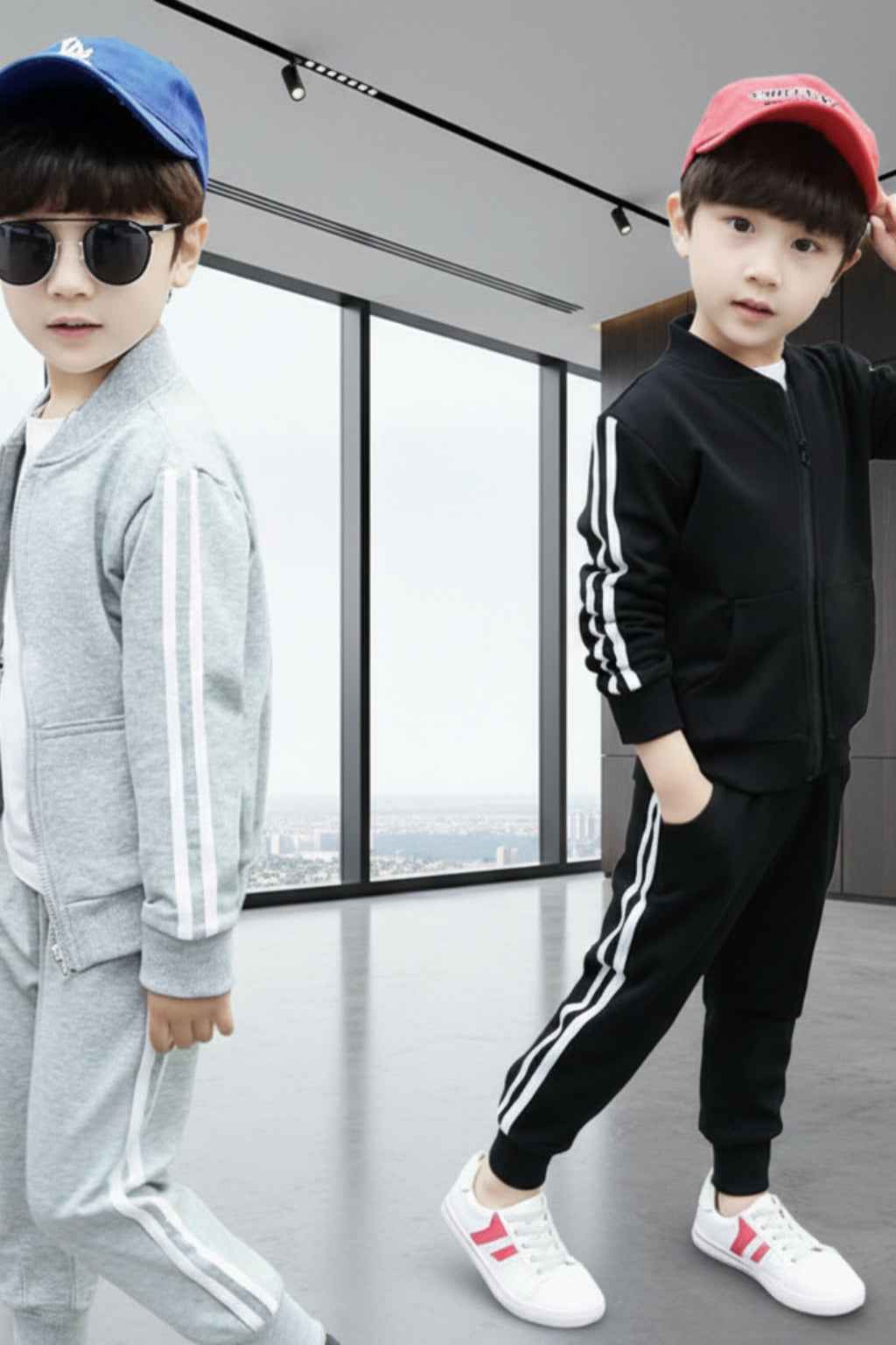 Kids Winter Collection – Double Fleece Zipper & Trouser Set