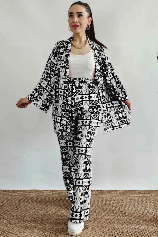 Modern Pattern Co-Ord Set for Women