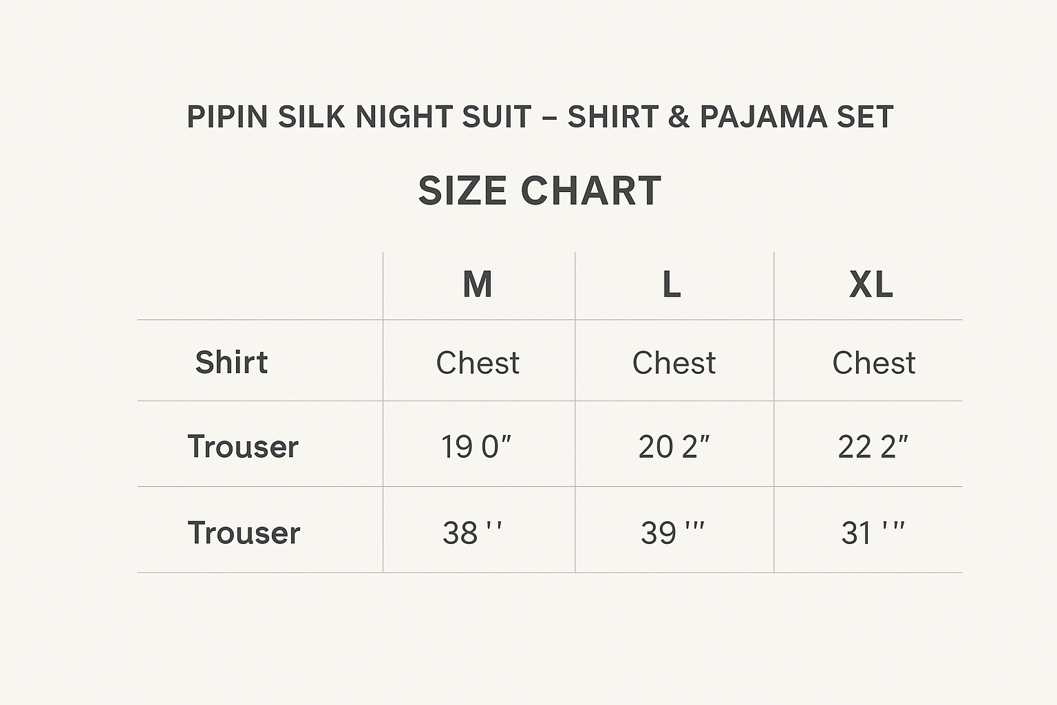 Pipin Silk Night Suit – Shirt & Pajama Set - Al SafouhStore