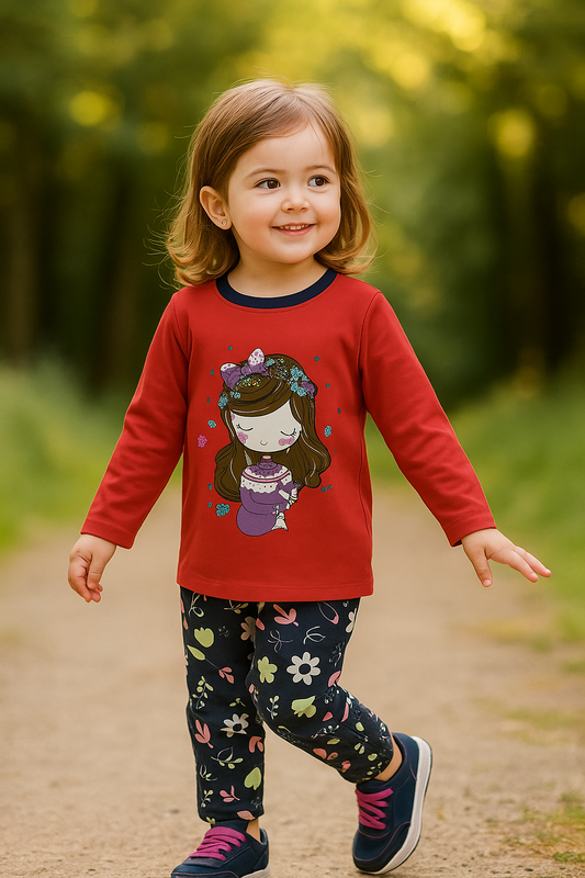 Kids Cartoon Print Suit – Soft & Stylish - Al SafouhStore