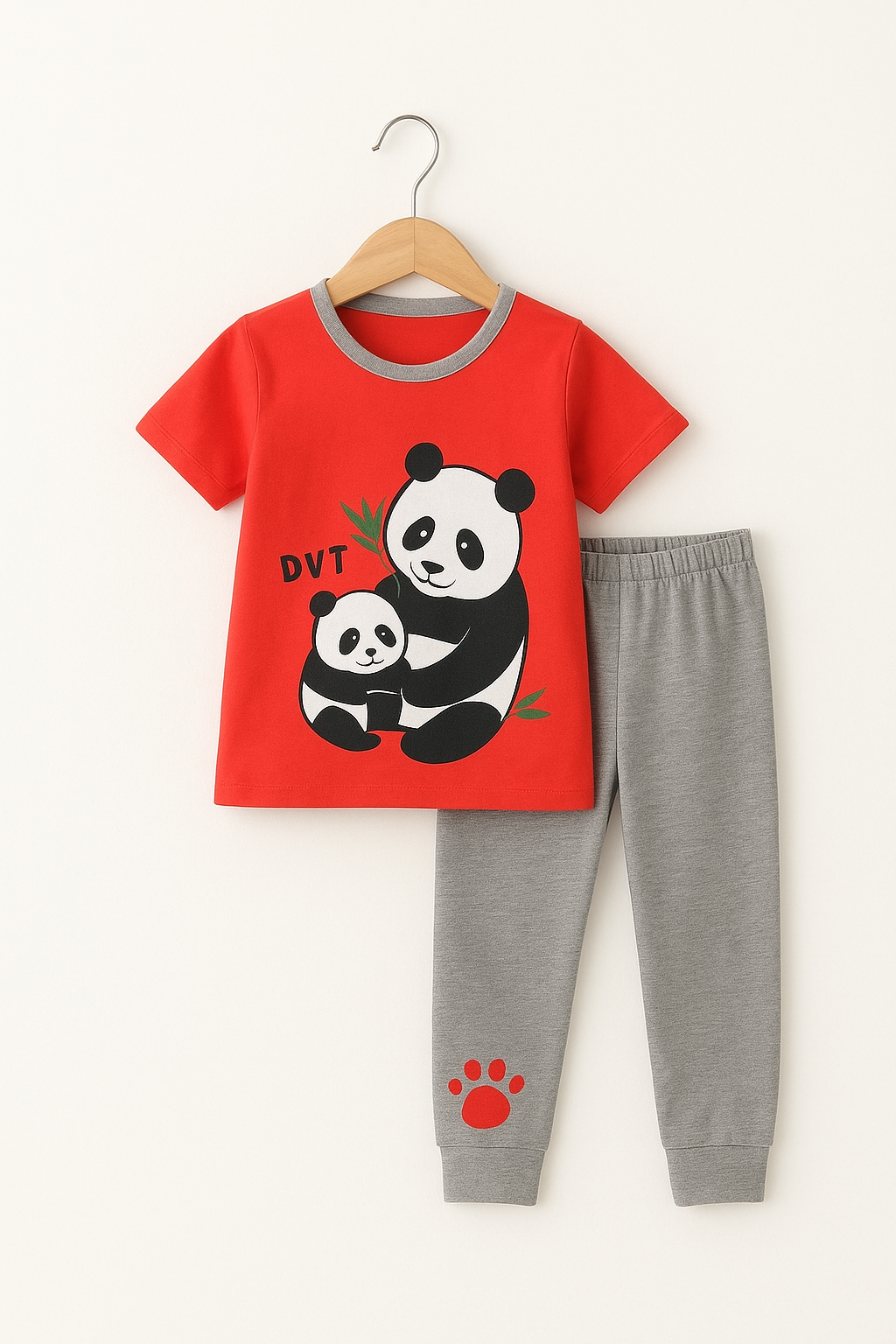Cute Panda Kids Pajama Set - Al SafouhStore
