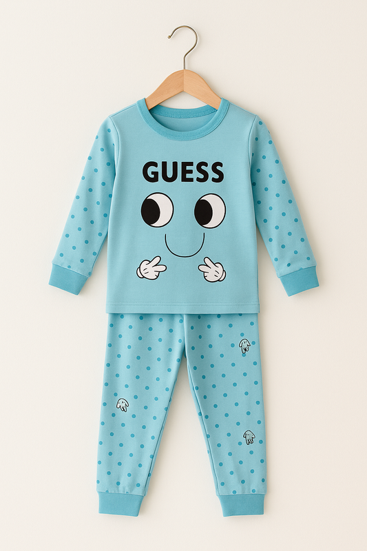 Guess Kids Pajama Set – Soft Jersey Comfort - Al SafouhStore