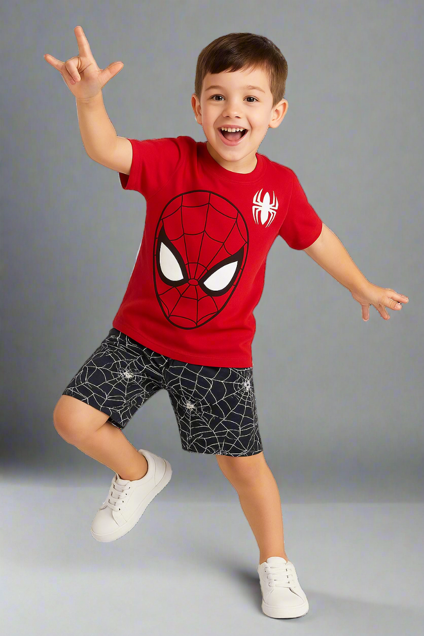 Baby Baba Spiderman T-Shirt & Pajama