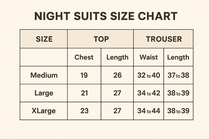 Night Suit Collection – Soft Jersey Comfort - Al SafouhStore