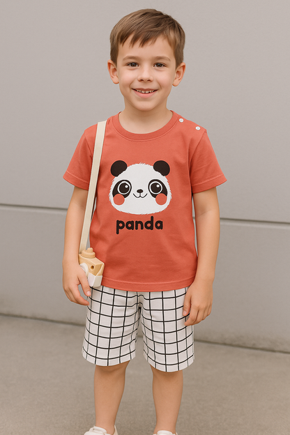 Panda Print Baby Outfit - Al SafouhStore
