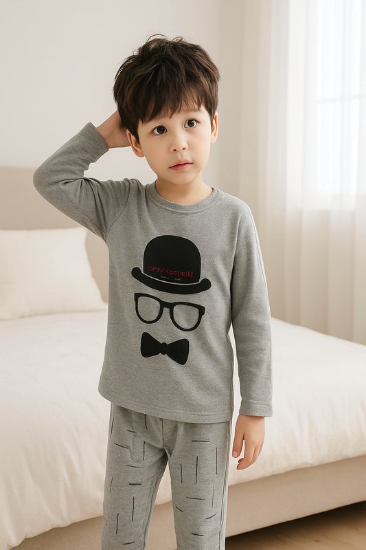 Gentleman Style Pajama Set 🎩👓 - Al SafouhStore