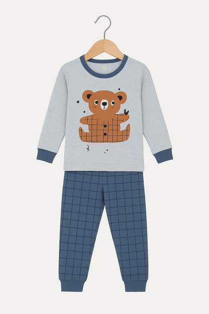 Cute Bear Kids Pajama Set 🐻💤 - Al SafouhStore