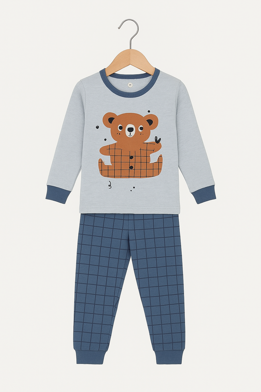 Cute Bear Kids Pajama Set 🐻💤 - Al SafouhStore