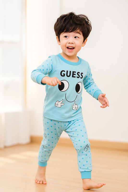Guess Kids Pajama Set – Soft Jersey Comfort - Al SafouhStore
