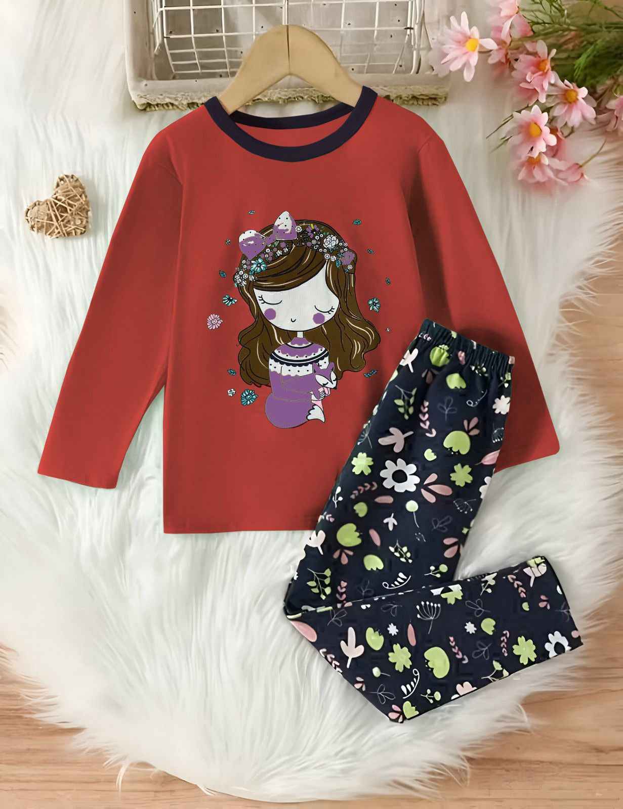 Kids Cartoon Print Suit – Soft & Stylish