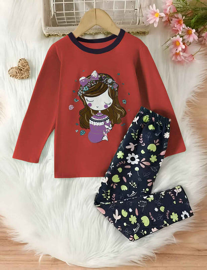 Kids Cartoon Print Suit – Soft & Stylish