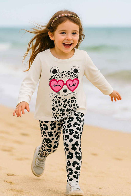 Kids Leopard Print Suit – Chic & Comfortable