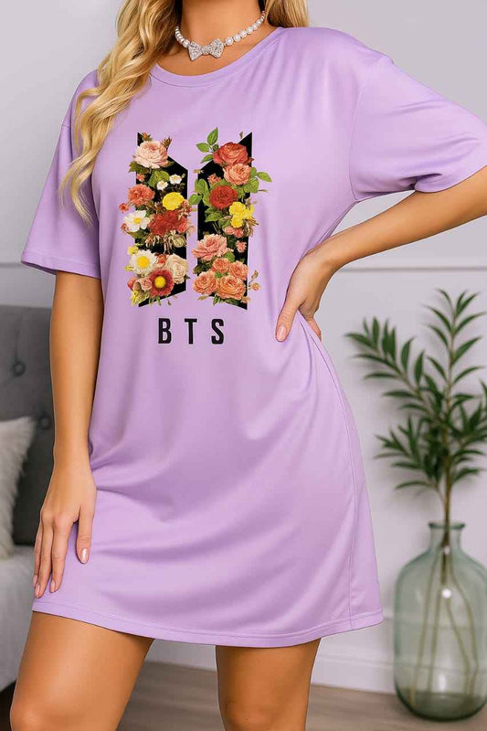 BTS Floral Logo Women’s Long T-Shirt (Copy)