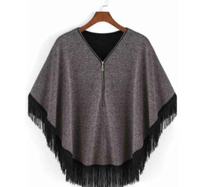 Winter Women’s Fleece Cape Poncho – Stylish & Warm