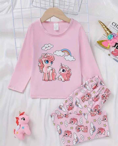 ✨ Premium Unicorn Pajama Set – 2 Pcs