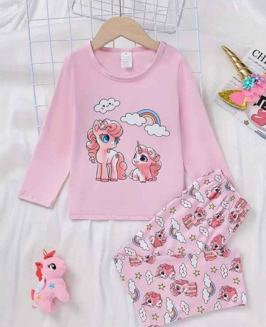 ✨ Premium Unicorn Pajama Set – 2 Pcs