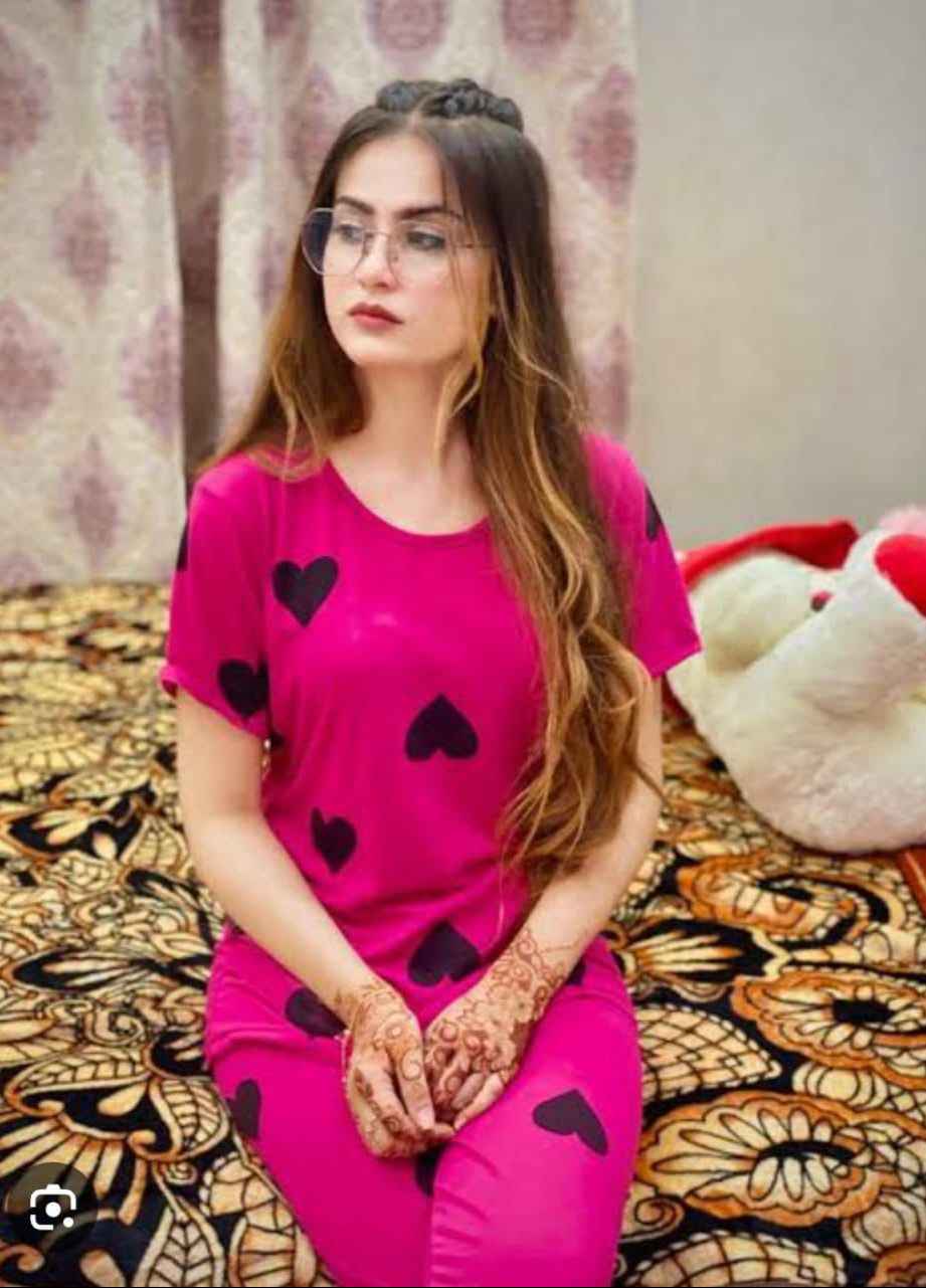Pink Heart Printed Nightwear Set