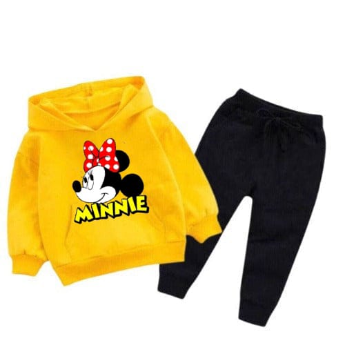Kids Winter Printed Fleece Tracksuit (Hoodie + Trouser) – Warm & Stylish