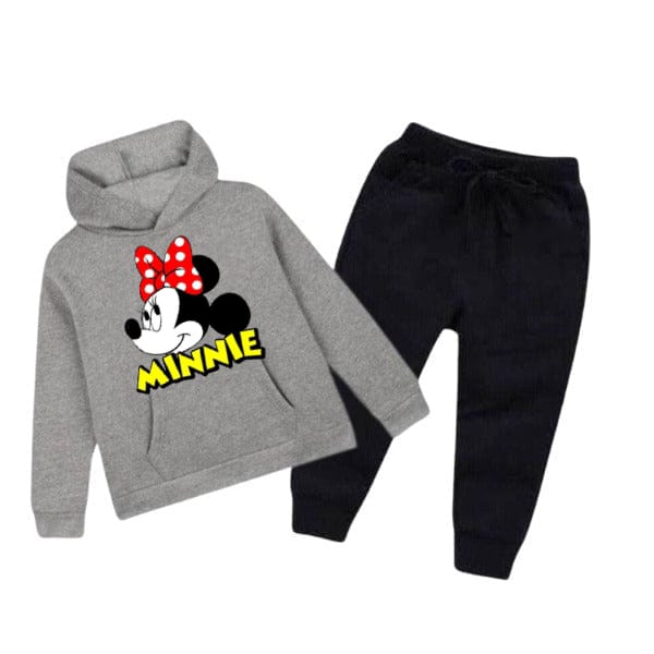 Kids Winter Printed Fleece Tracksuit (Hoodie + Trouser) – Warm & Stylish