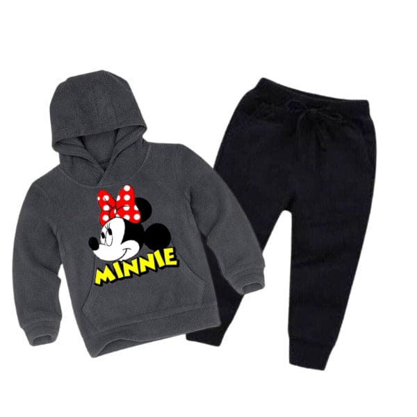 Kids Winter Printed Fleece Tracksuit (Hoodie + Trouser) – Warm & Stylish