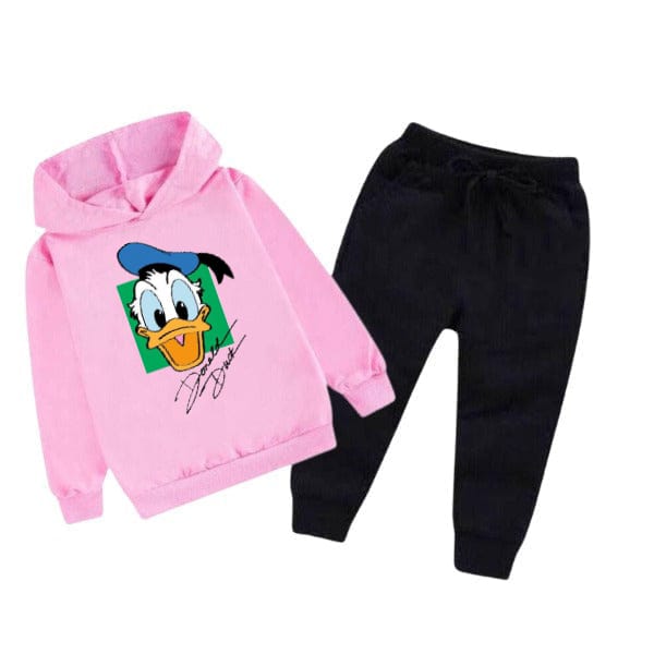 Kids Donald Duck Printed Winter Tracksuit – Hoodie & Trouser