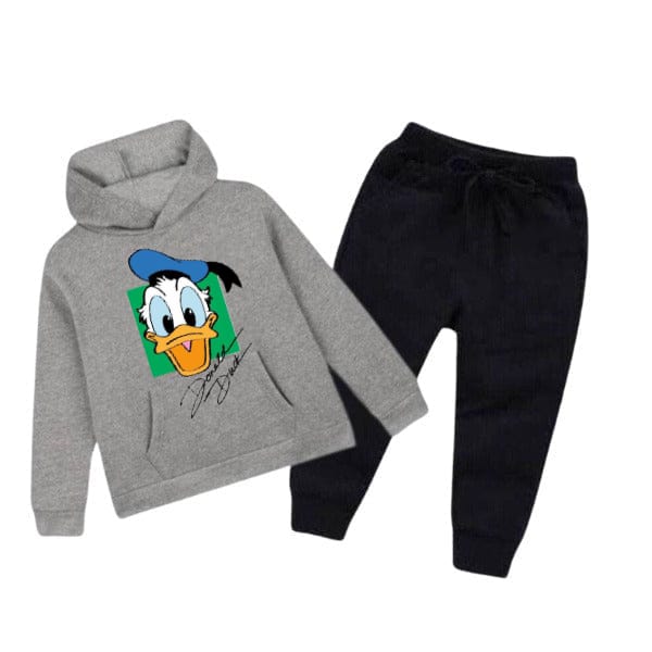 Kids Donald Duck Printed Winter Tracksuit – Hoodie & Trouser
