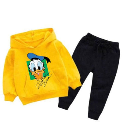 Kids Donald Duck Printed Winter Tracksuit – Hoodie & Trouser