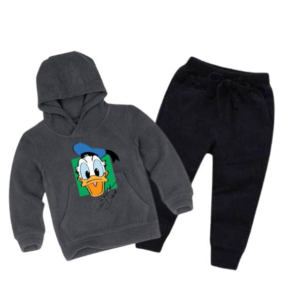 Kids Donald Duck Printed Winter Tracksuit – Hoodie & Trouser