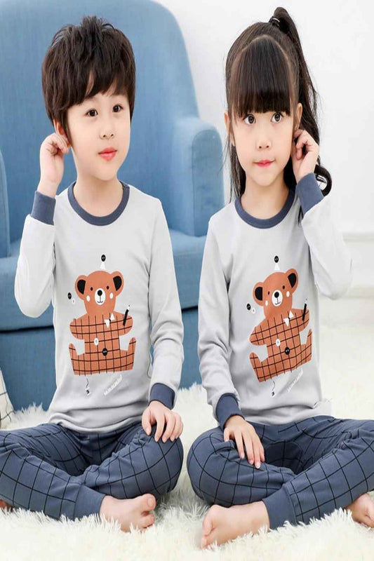 Cute Bear Kids Pajama Set 🐻💤