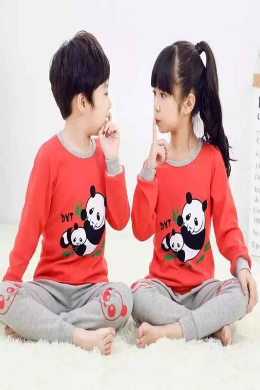 Cute Panda Kids Pajama Set